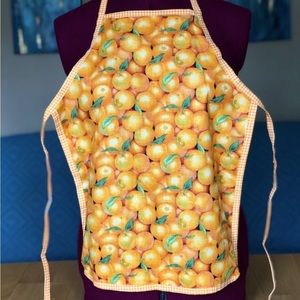 Handmade Kids Apron Oranges